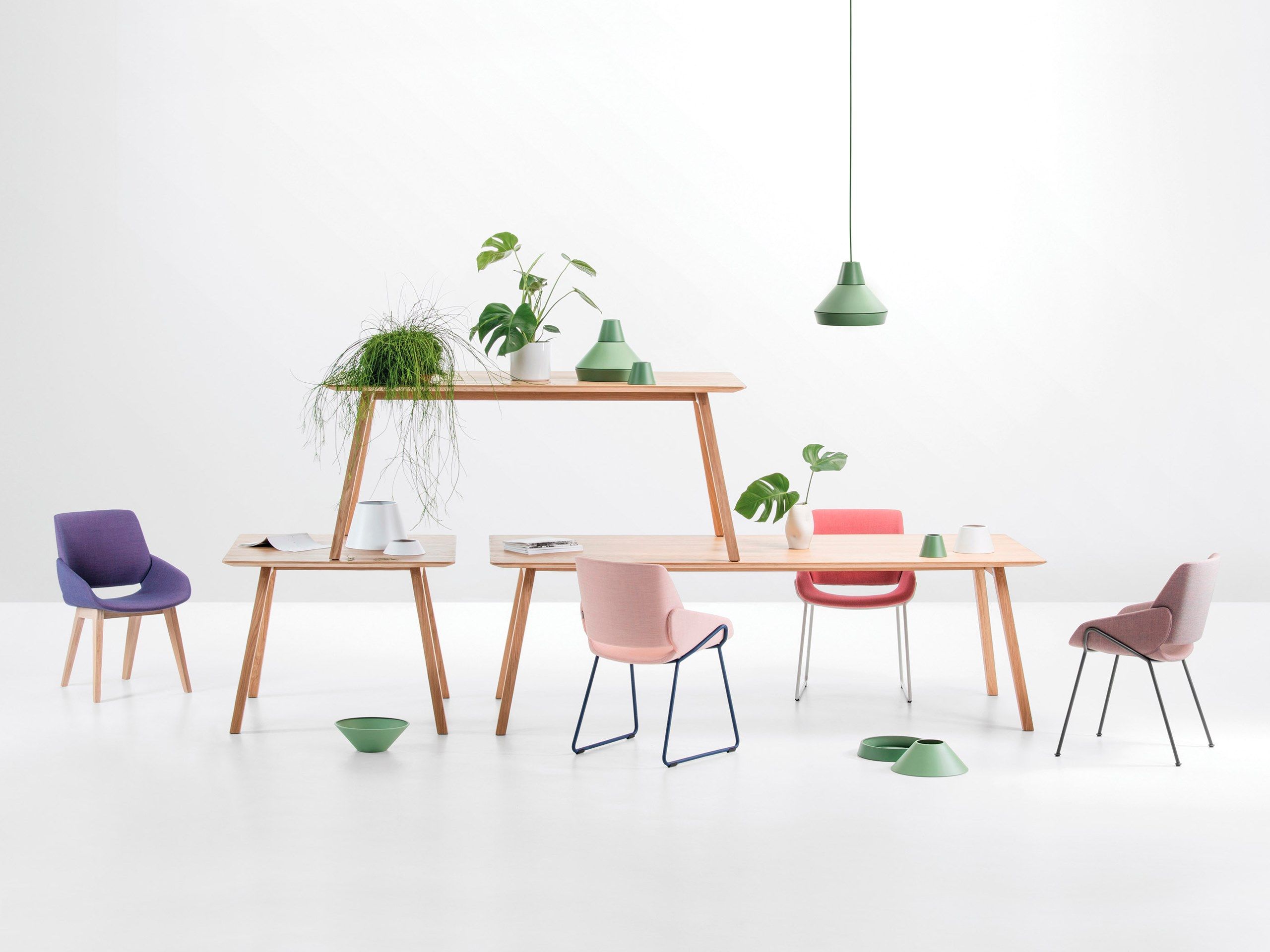 Прямоугольный стол из массива дерева prostoria Monk ARCH-00030938 - Вид №1