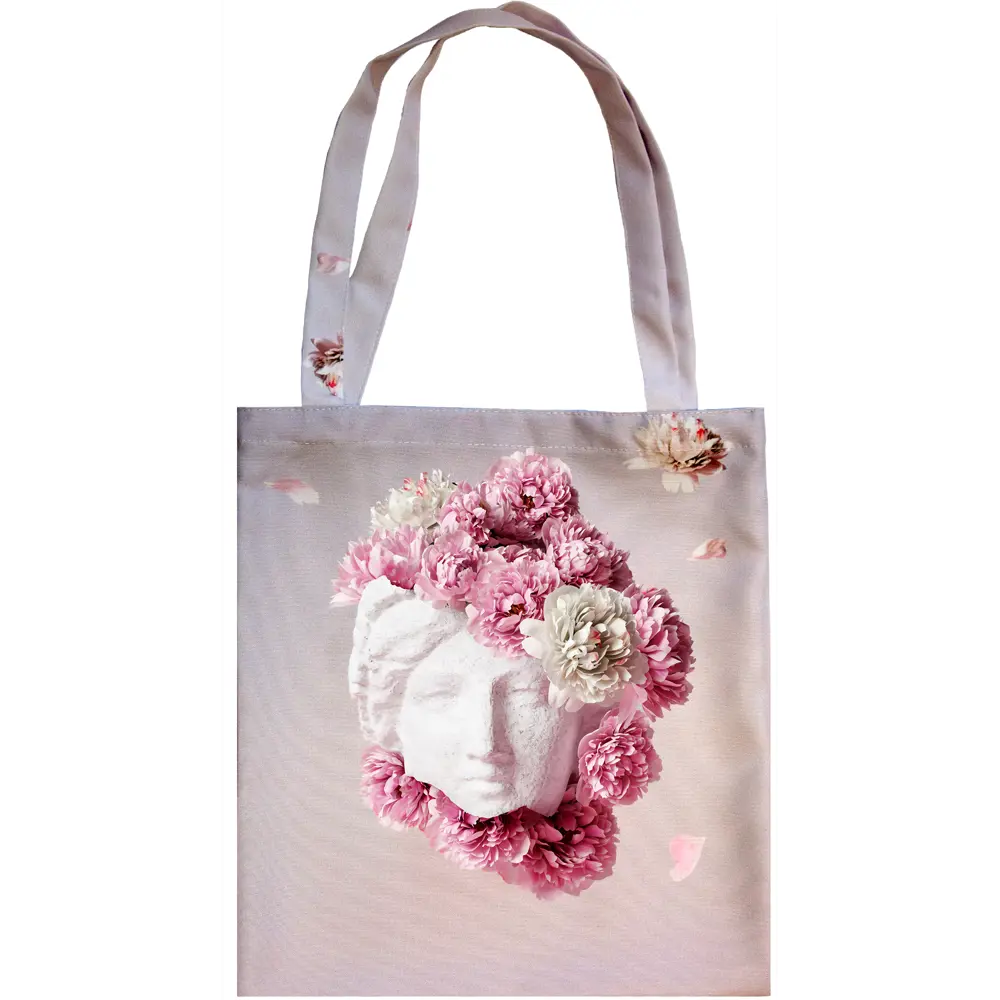 Сумка шоппер Seasons Венера 40x45 см серо-бежевая STLM-2148565