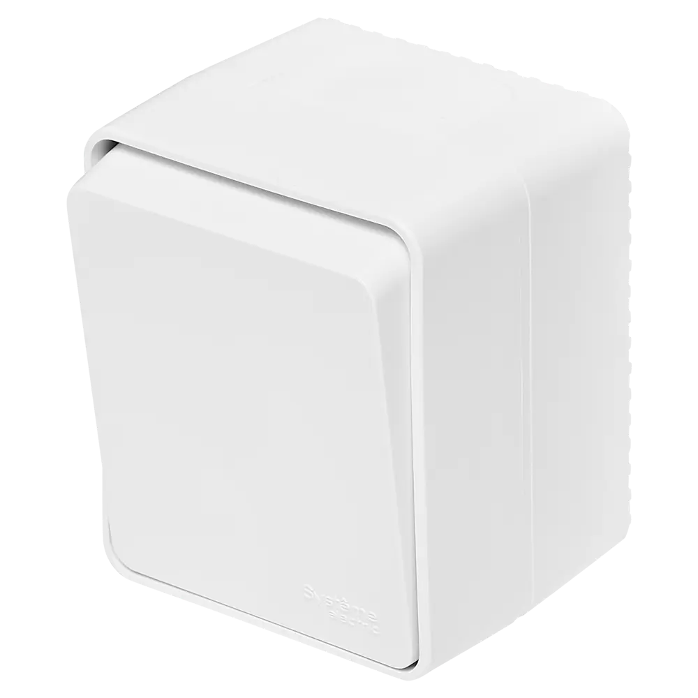 Выключатель накладной Systeme Electric AtlasDesign 1 клавиша цвет белый AtlasDesign Profi STLM-2003314 - Вид №1