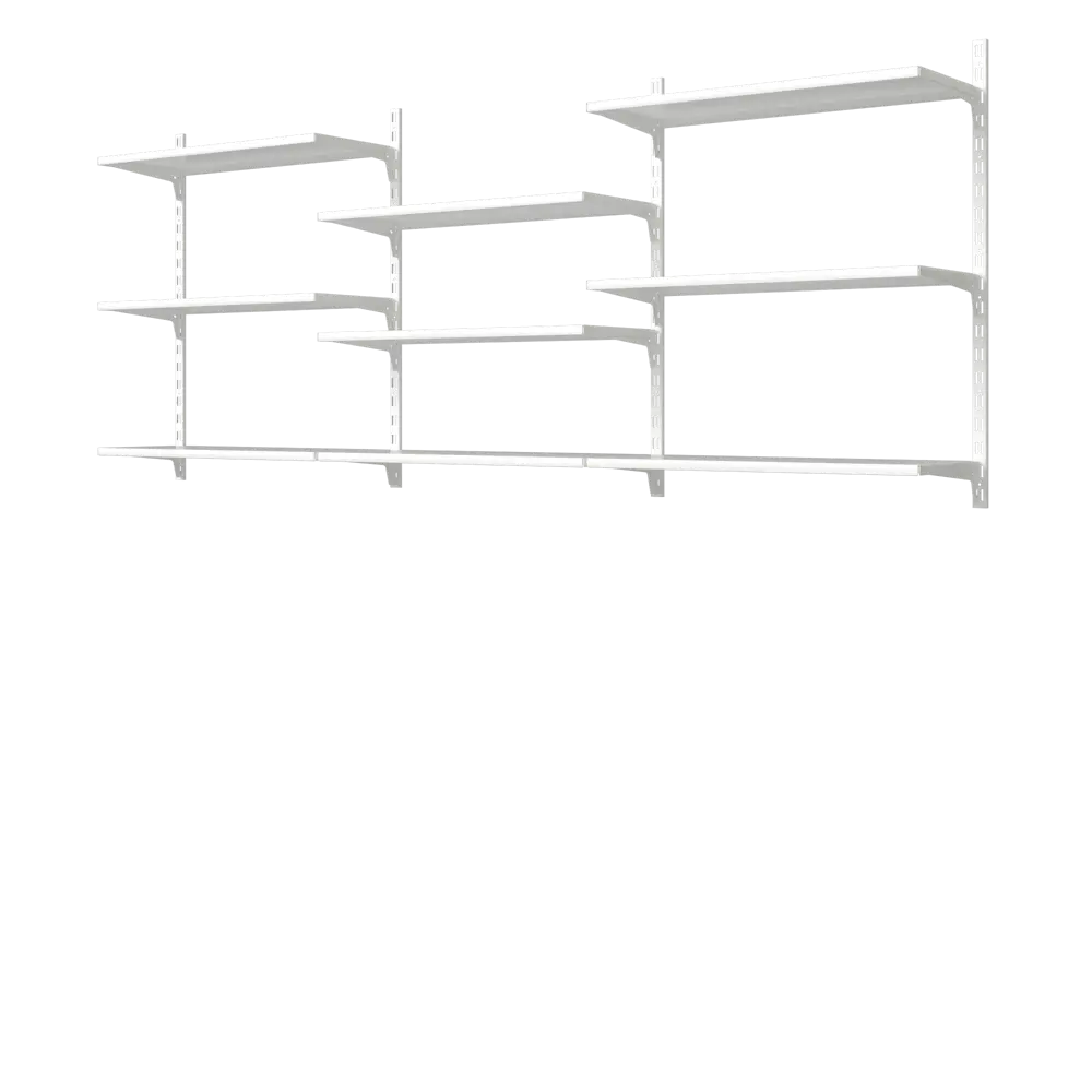 Направляющая двухрядная Spaceo 100 см цвет белый STLM-2143212 - Вид №2