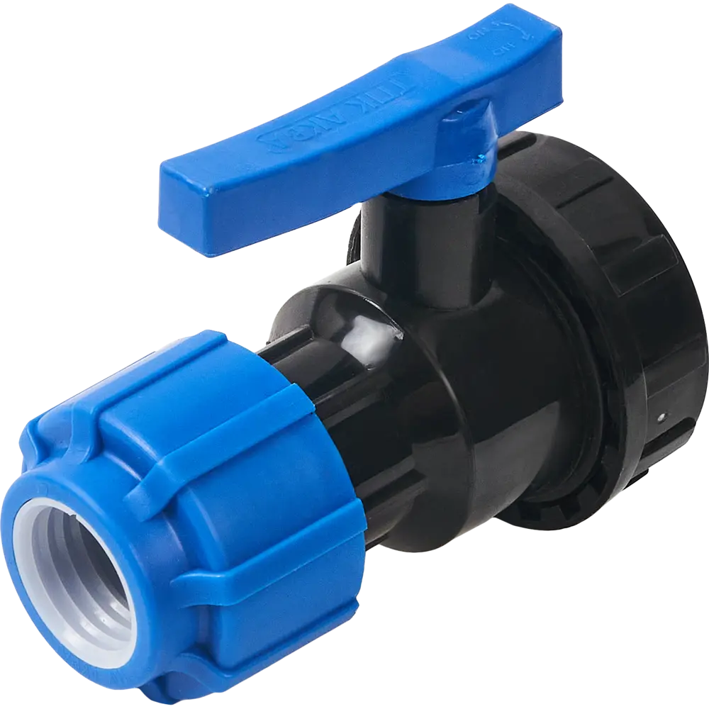 Кран разъемный ПНД Политэк 25 мм с внутренней резьбой 85358404 STLM-0062143