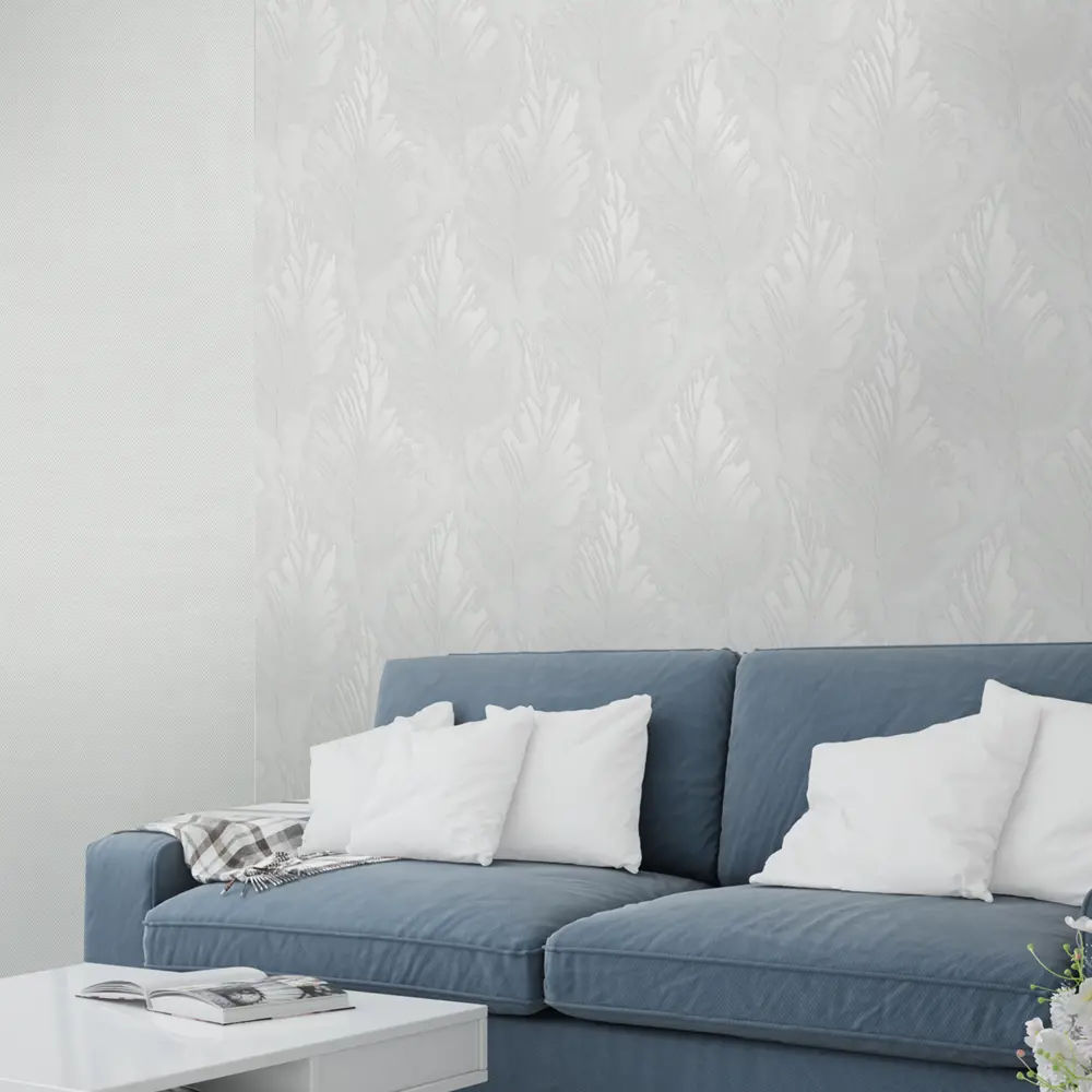 Флизелиновые обои Santreyd Соул жемчужные 1.06 м 89398675 STLM-1362527 - Вид №3