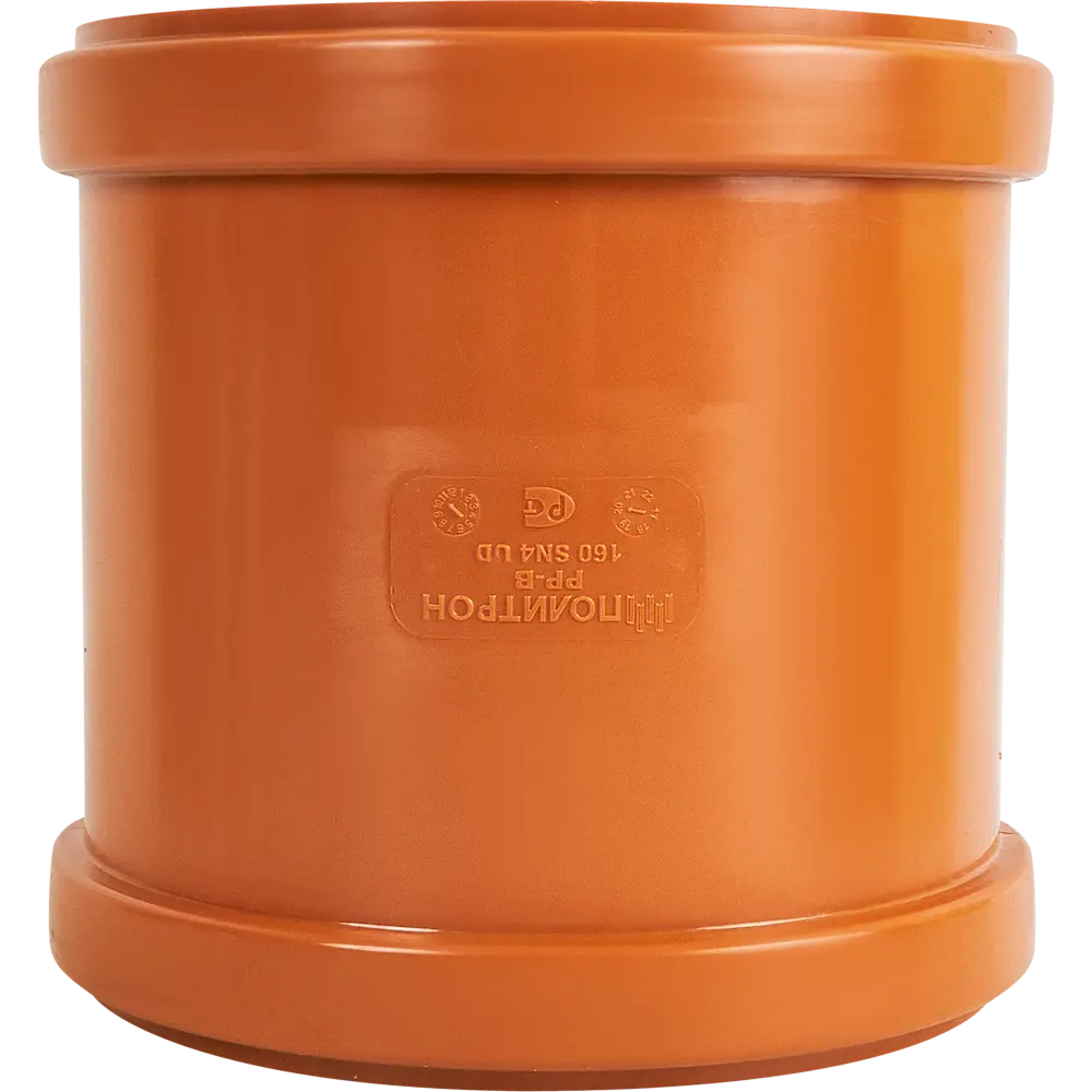 Муфта ремонтная Хемкор d160 мм пластиковая для наружной канализации STLM-2073644