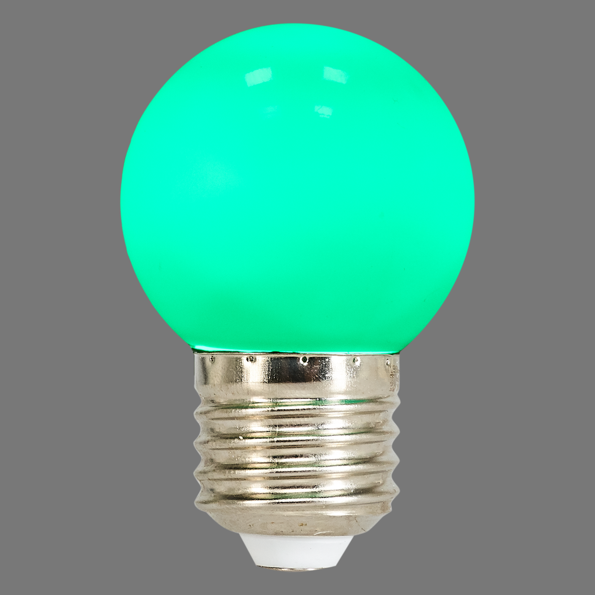 82422139 Лампа светодиодная E27 220 В 1 Вт шар матовый 80 лм зелёный свет STLM-0027070 VOLPE