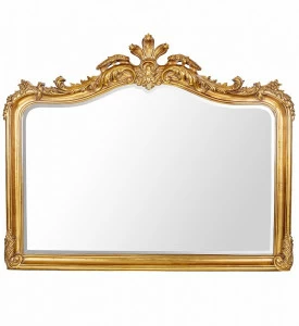 Зеркало настенное влагостойкое античное золото Solerno Gold ART-ZERKALO ДИЗАЙНЕРСКИЕ, ЗЕРКАЛЬНАЯ 00-3948354 Зеркальный;золото