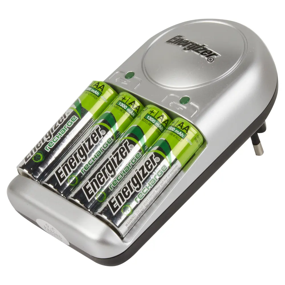 Зарядное устройство Energizer Base Charger, 4 аккумулятора AA 1300 мAч STLM-2143071