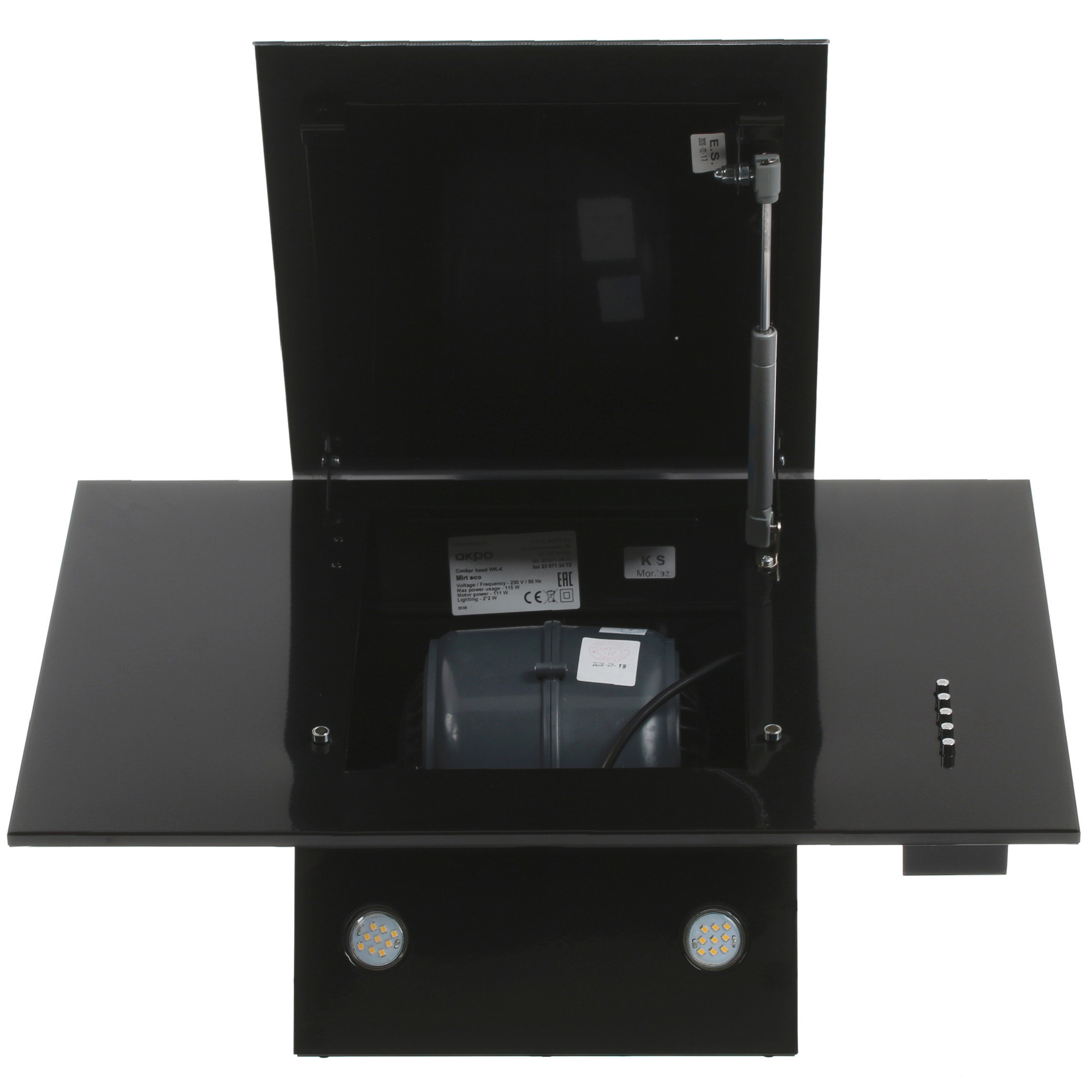8159969 Вытяжка наклонная Akpo WK-4 Mirt eco черный/черный STDN-0012349 - Вид №8