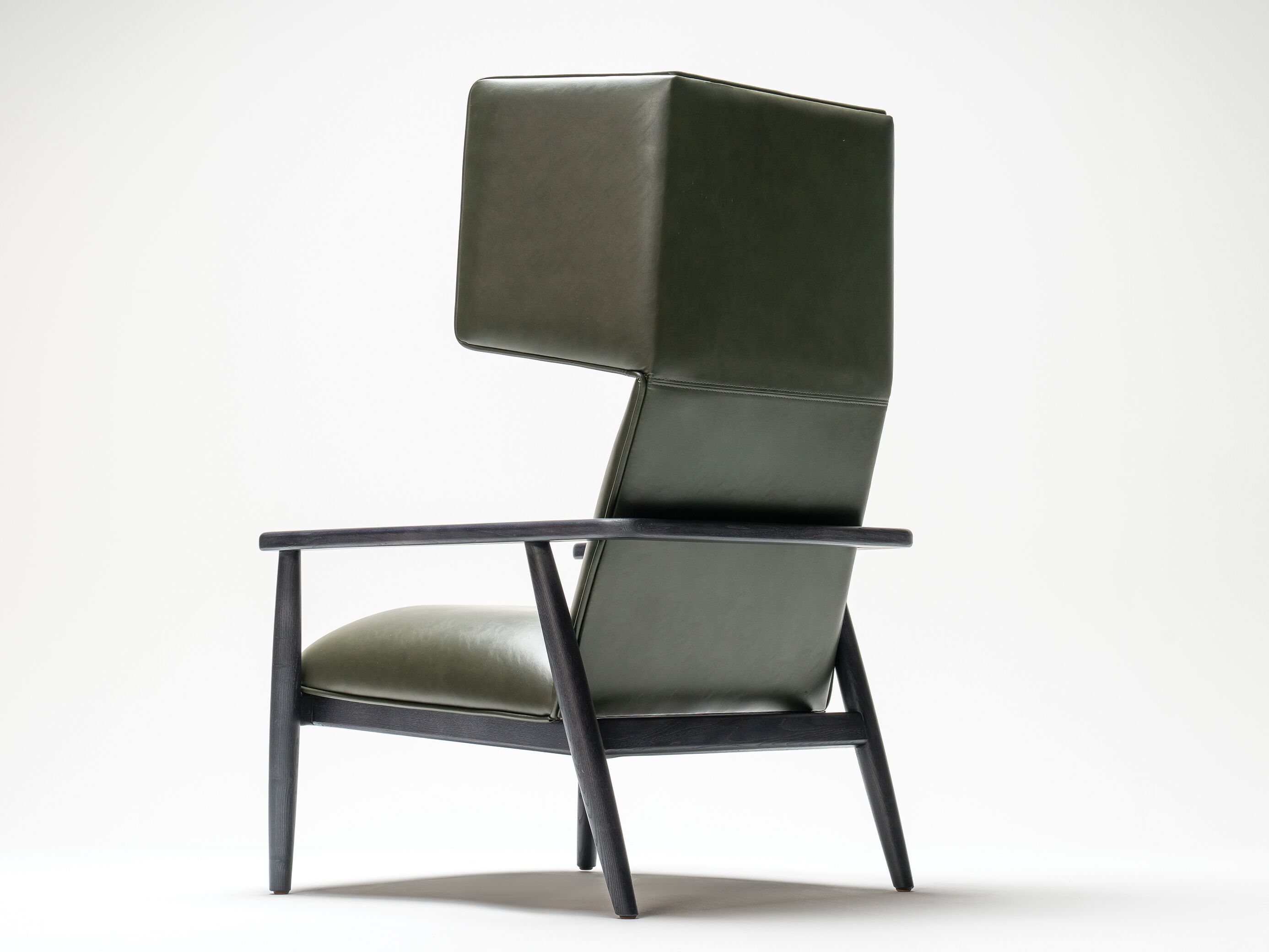 Кожаное кресло с высокой спинкой Papell Design Squarez ARCH-00097389 - Вид №5