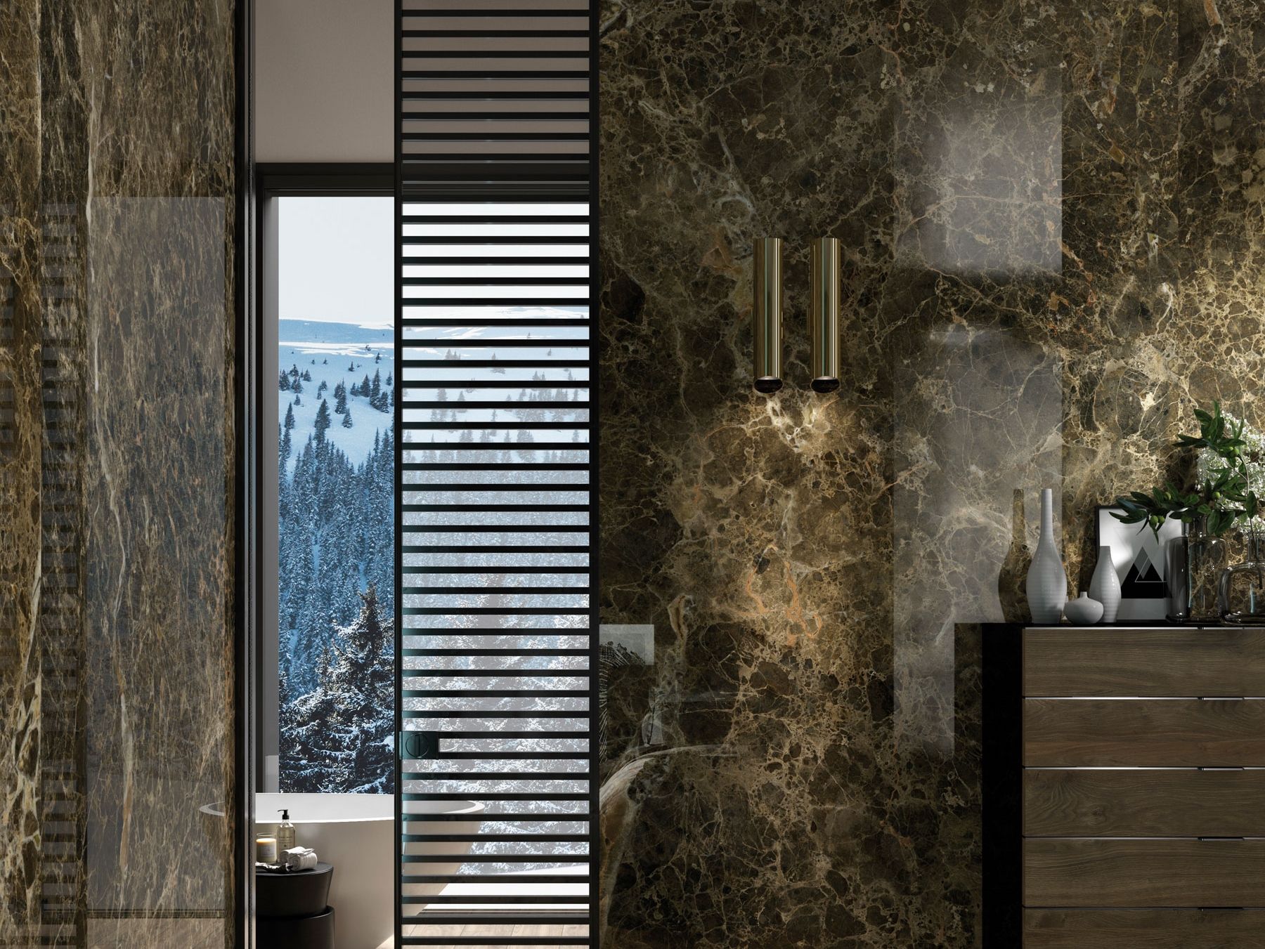 Декоративная панель из алюминия, стекла или ПММА Tecnografica Сверхъестественное ARCH-00054586