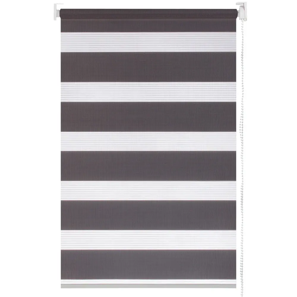 Штора рулонная день-ночь Inspire 60х160 см серая STLM-2078088