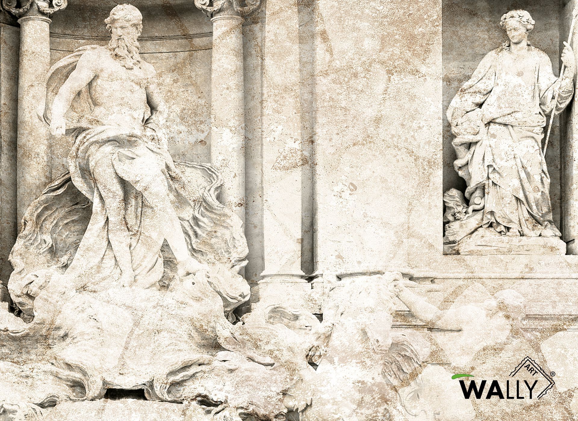 Моющиеся нетканые обои WALLYART Lacollection ARCH-00050208 - Вид №2