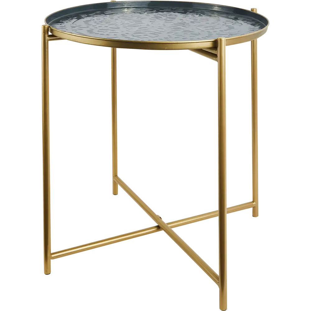 Журнальный столик круглый 42.7x50.8 см черный Atmosphera STLM-2124339