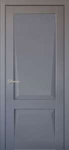90895266 Межкомнатная дверь Перфекто 101 глухая без замка и петель в комплекте 200x80см серый STLM-0418670 UBERTURE