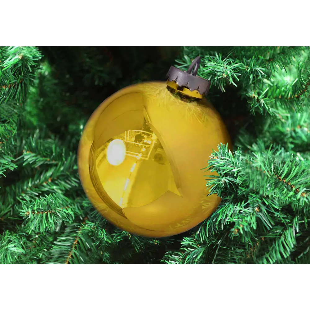 89375949 Шар ø24 см пластик золотой STLM-1327263 Santreyd  - Вид №1