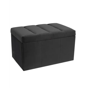 92034680 Банкетка Pema kids 59.5x38x38.5 см 1 полка велюр цвет графит STLM-1344652