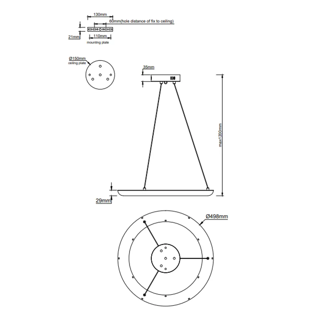Люстра Escada Horda — современное светодиодное освещение с пультом ДУ 89377566 STLM-1445225 - Вид №13