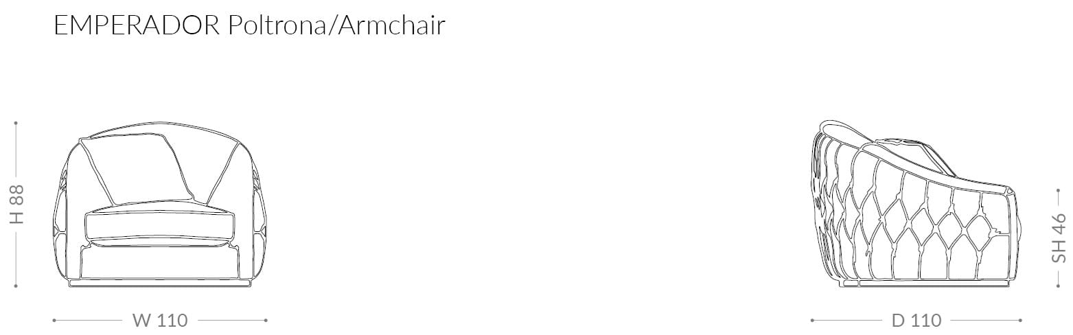 Бархатный диван BRUNO ZAMPA EMPERADOR ARCH-00148389 - Вид №7