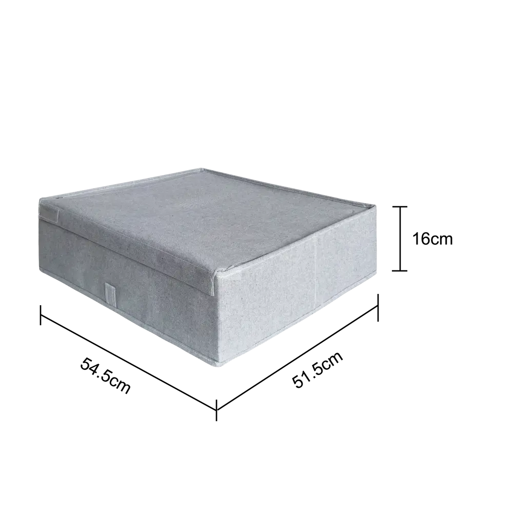 Konsensa: Складная коробка для хранения с крышкой 54.5×51.5×16 см 89397849 STLM-1572697