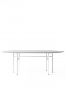 1151689 MENU Овальный стол Snaregade Светло-серый | Грибной линолеум