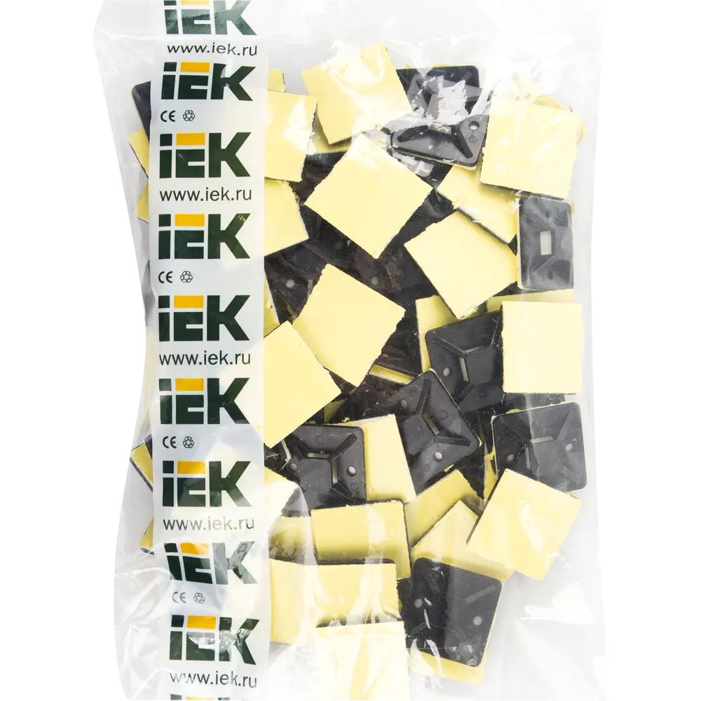 Самоклеящаяся площадка IEK для кабельных стяжек 30×30 мм 12443060 STLM-1114140 - Вид №3