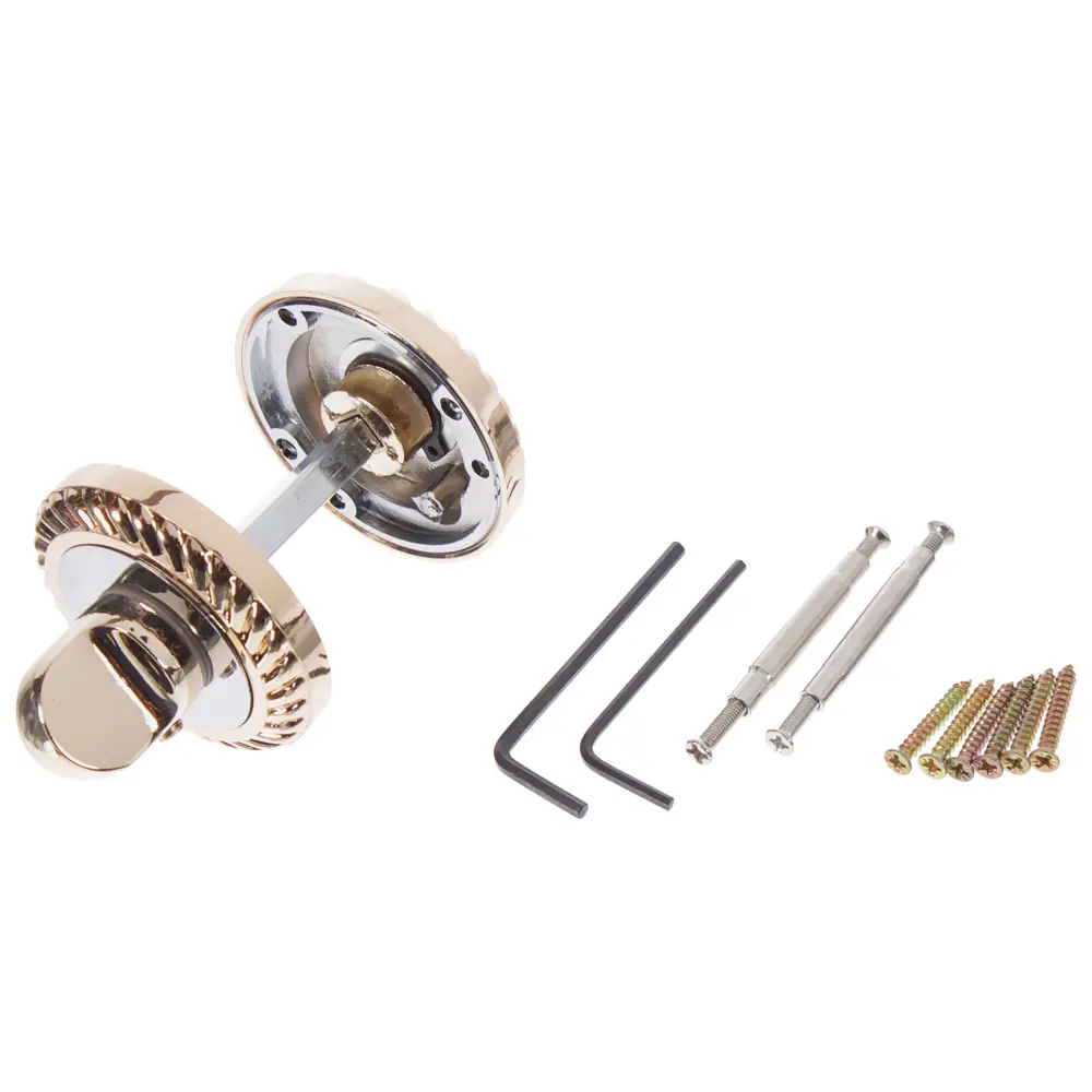 Накладка-фиксатор для дверей Palladium D 3 BK ЦАМ цвет глянцевое золото STLM-2129317