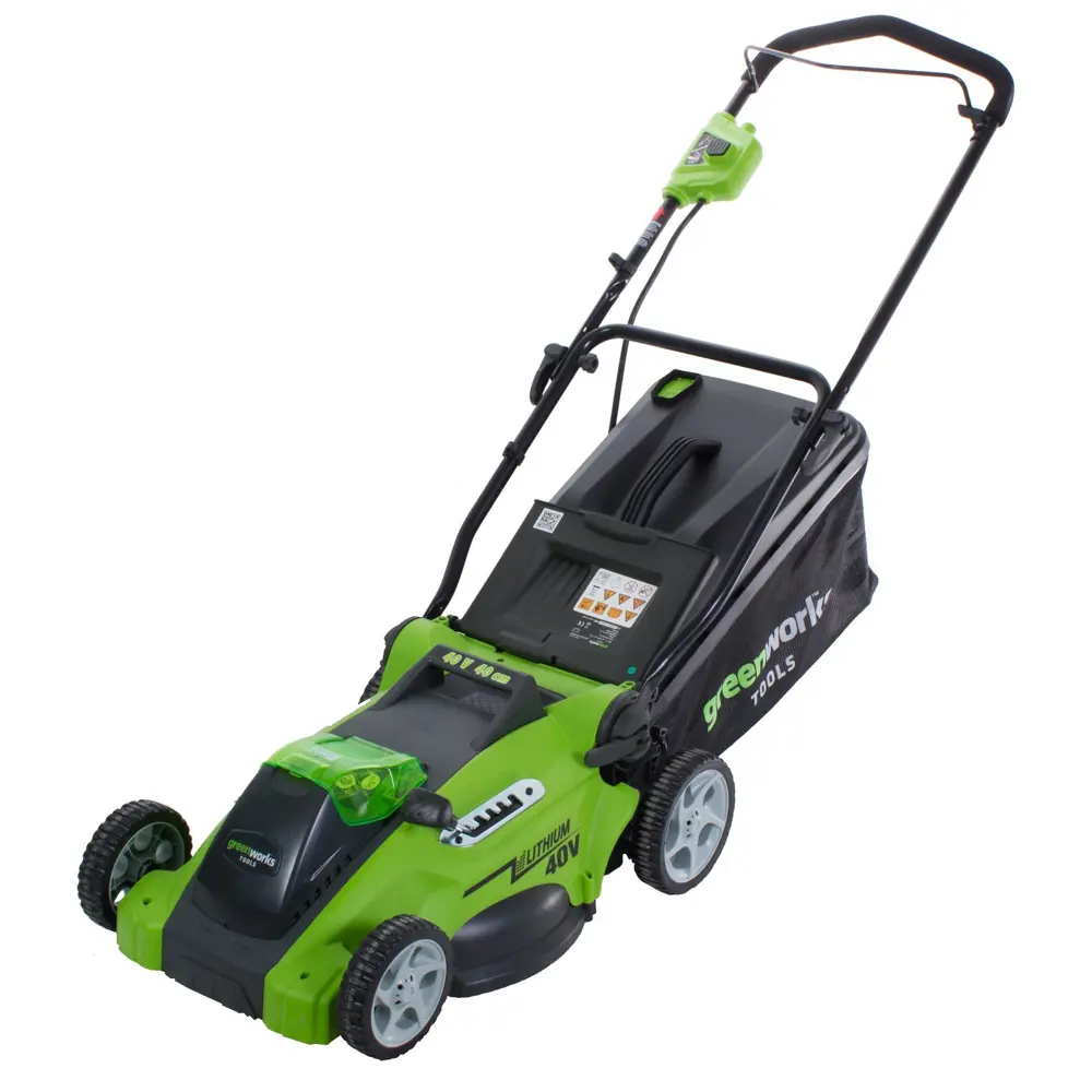 Газонокосилка аккумуляторная самоходная GreenWorks G40LM41K2 36 В 40 см 1x4 Ач АКБ и ЗУ входит в комплект STLM-2128952 - Вид №1