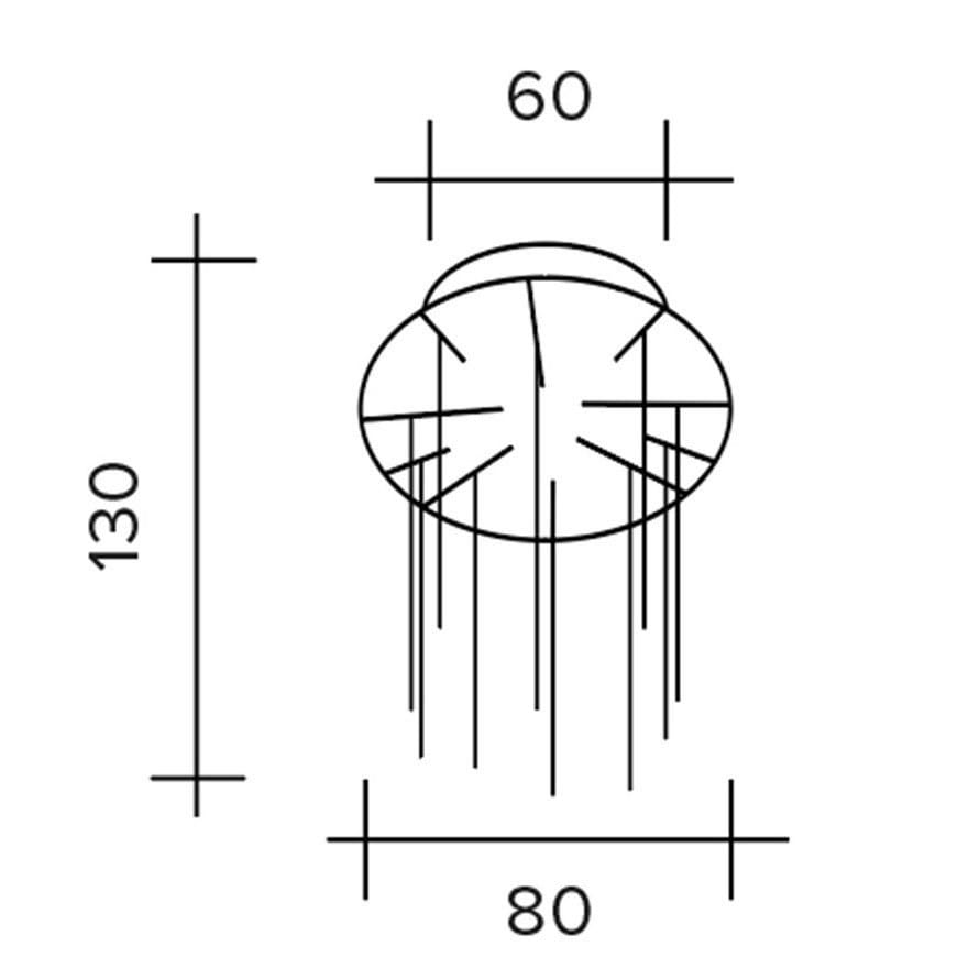Подвесной светильник из боросиликатного стекла Urban Beba ARCH-00077762 - Вид №5