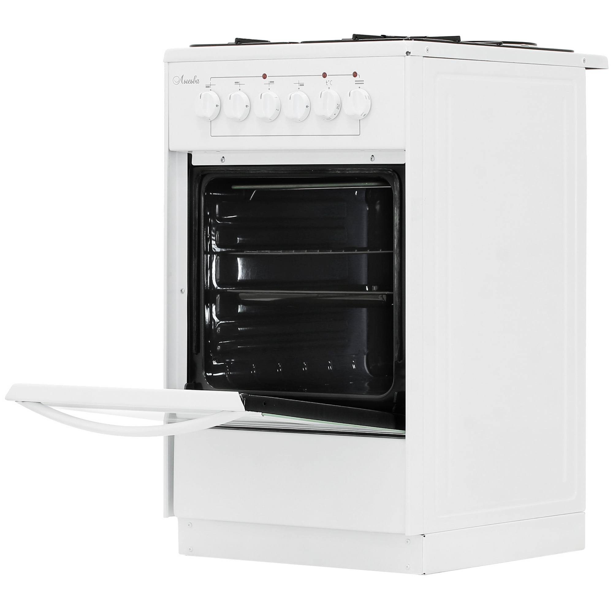 1033262 Комбинированная плита Лысьва ЭГ 1/3г01-2у белый STDN-0053655 - Вид №4