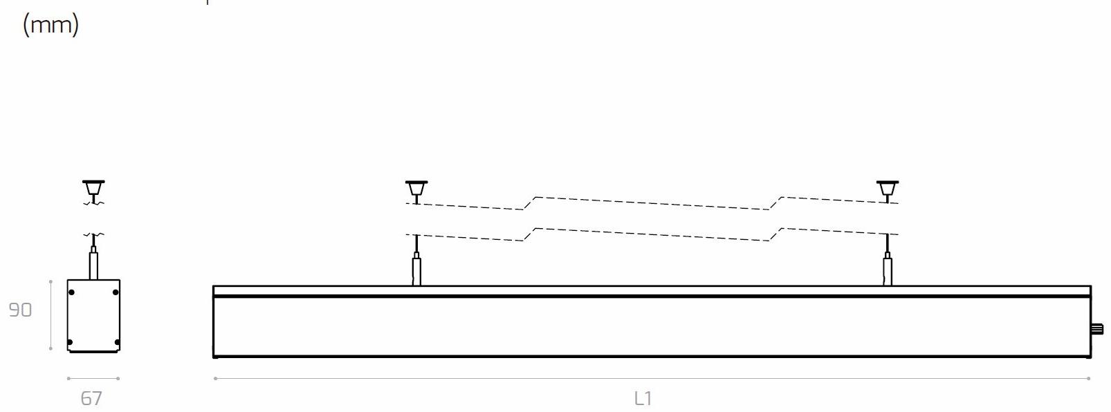 Lightenjin Линейный световой профиль для светодиодных модулей sun-id-1500099 - Вид №3