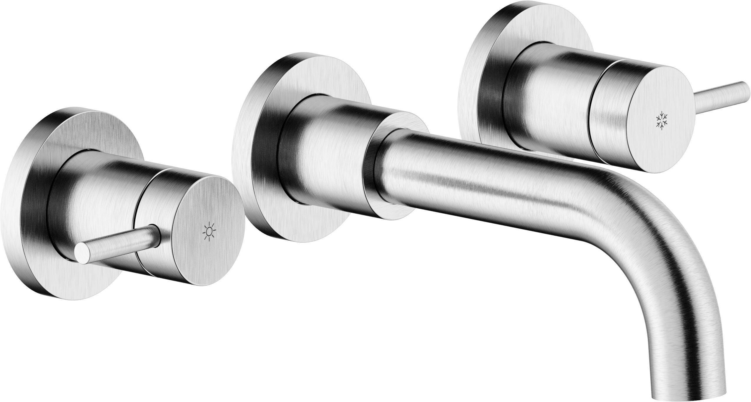 Настенный смеситель для раковины с 3 отверстиями без слива Nobili Velis ARCH-00006709 - Вид №9