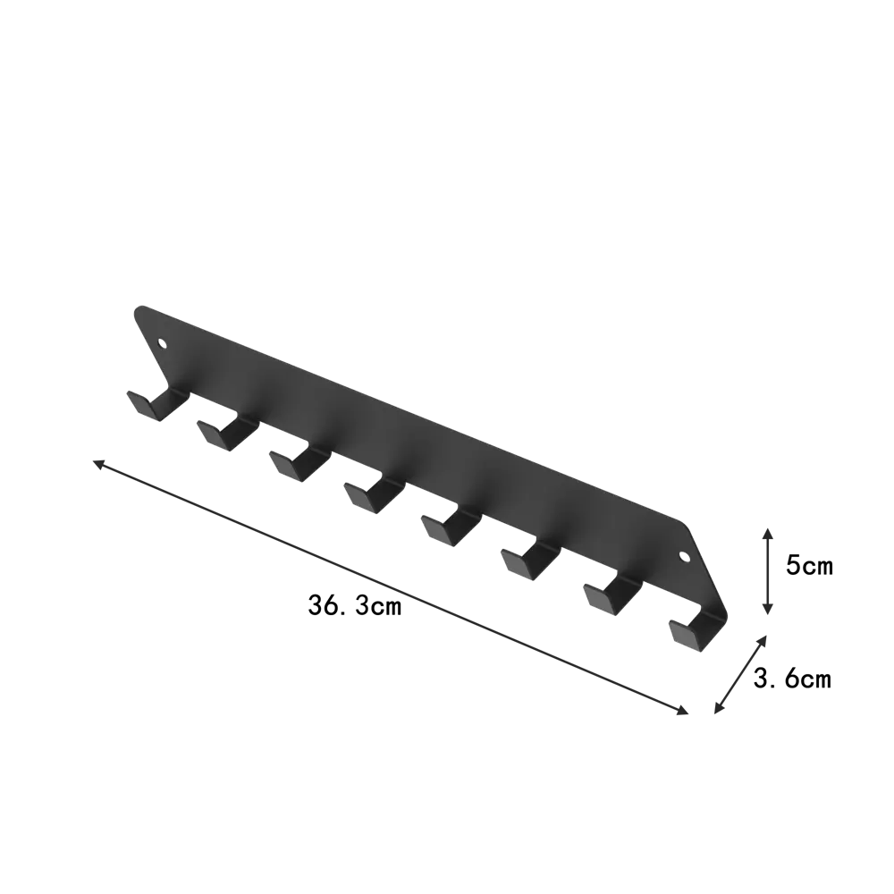 Выдвижная штанга боковая 3.6x5x36.3 см KONSENSA сталь цвет черный STLM-2152434 - Вид №6