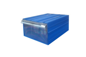 15640314 Пластиковый короб синий/прозрачный, 212x328x126 мм С-501-D Стелла