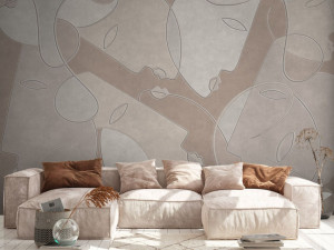 Рулонные гипсовые обои