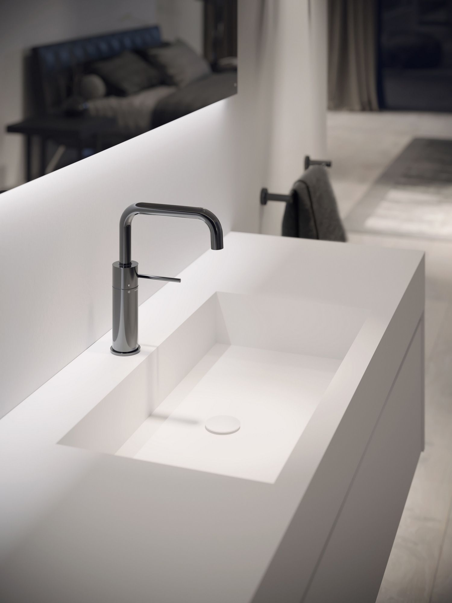 Высокий смеситель для раковины с аэратором Nobili Velis ARCH-00100293 - Вид №5