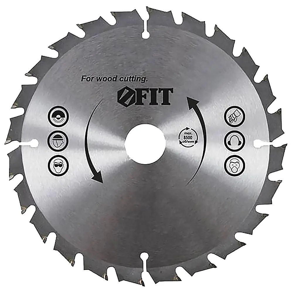 Диск по дереву FIT 165x20 мм 37772