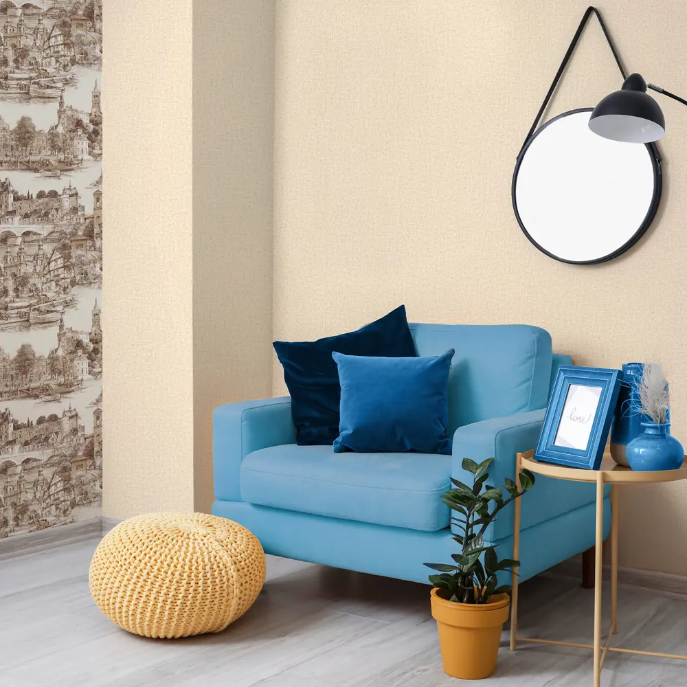 Обои флизелиновые Wall Decor бежевые 1.06 м 75072-28 Амстердам STLM-2144490 - Вид №3