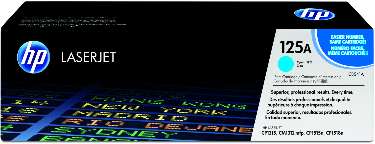 CB541A color laserjet cyan print cartridge HP Santreyd 