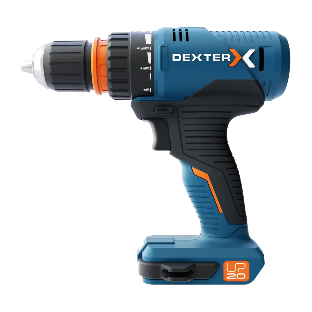 Дрель аккумуляторная Dexter 20VSD2-35RCA.1A, 20 В Li-ion 2.5 Ач STLM-2114127 - Вид №1