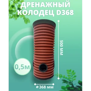 91508510 Дренажный колодец Астра ⌀368мм 0.5м зеленый STLM-1352274