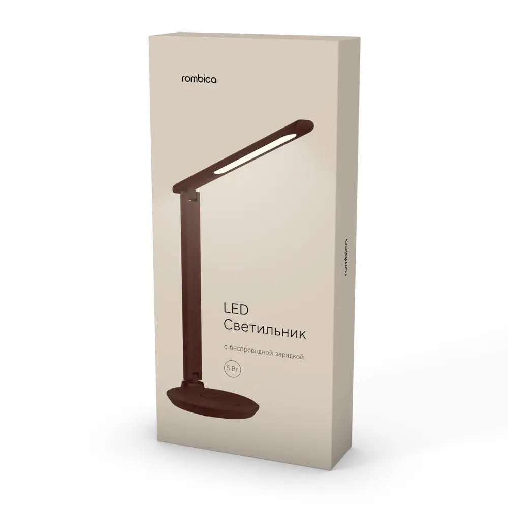 Настольная лампа Rombica LED FAROS 10 Вт 500 Лм цвет коричневый 83387887 STLM-2114092 Santreyd  - Вид №3
