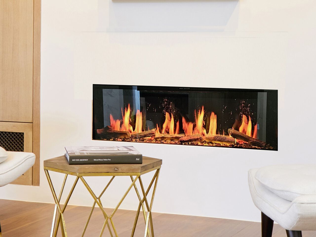 Электрический камин Ultra HD с ЖК-дисплеем BRITISH FIRES E-Luxe ARCH-00044445