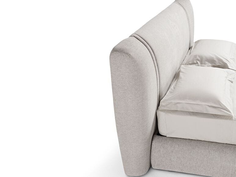 Двуспальная кровать из ткани с мягким изголовьем Max Divani Ember ARCH-00145732 - Вид №3