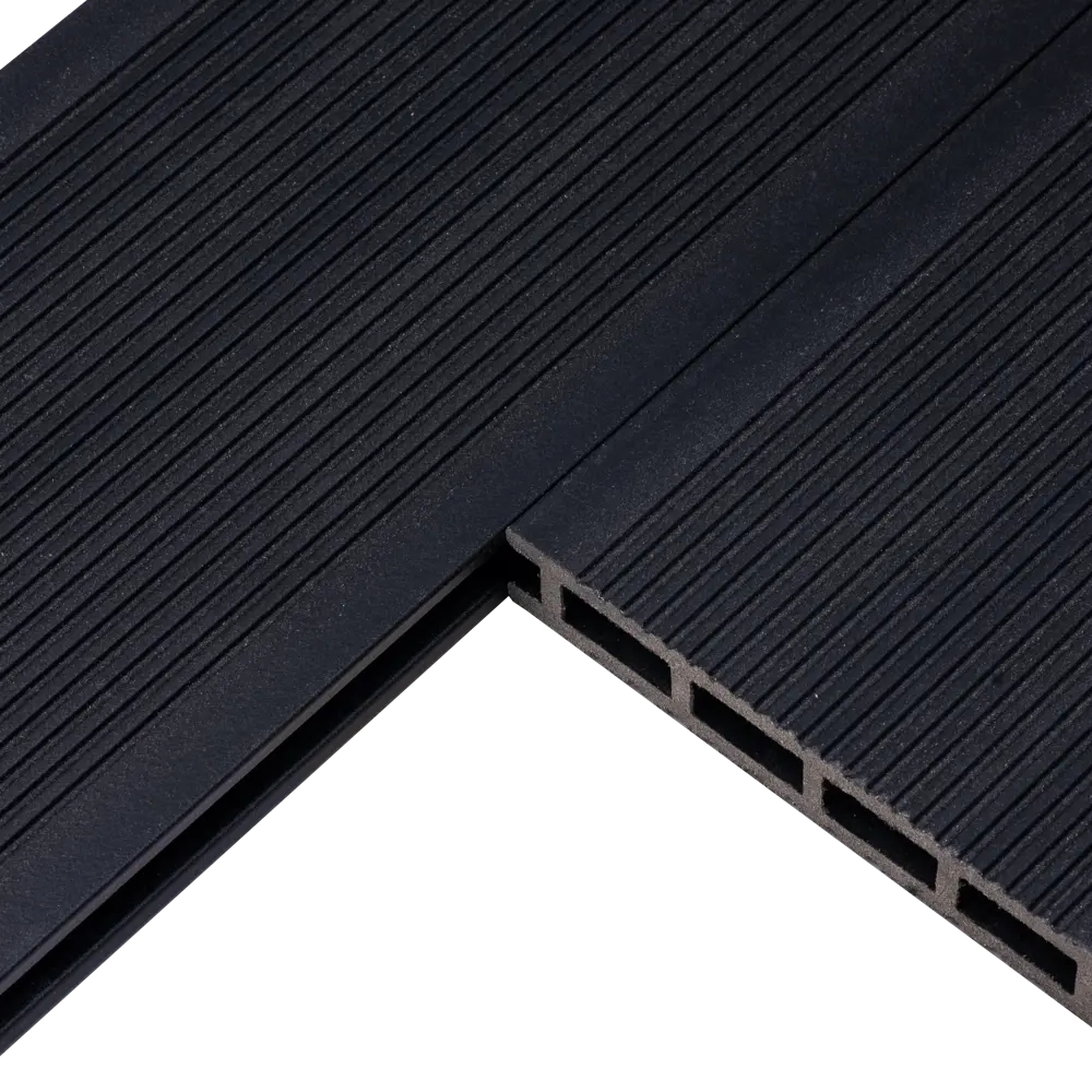 Террасная доска ДПК MultiDeck цвет Черный 3000x140x22 мм. Вельвет 0.42 м² МУЛЬТИДЕК STLM-2060773 - Вид №4