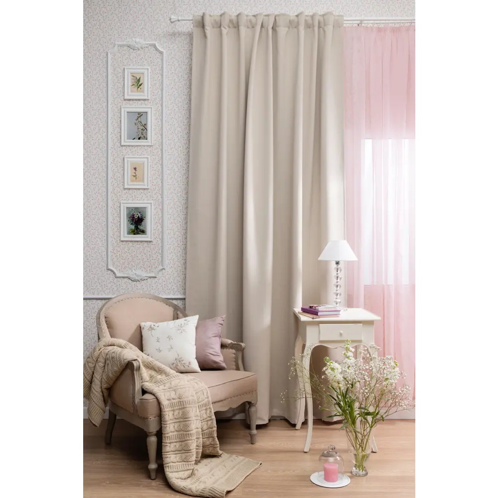Тюль на ленте Inspire Softy 300х260 см цвет розовый STLM-2127228 - Вид №6