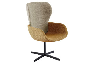 Тканевое кресло с подлокотниками