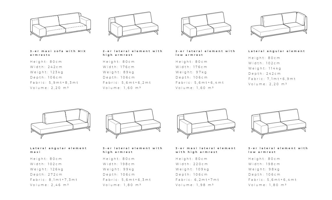 Секционный диван из искусственной кожи Ditre Italia DALTON LEATHER ARCH-00061771 - Вид №3