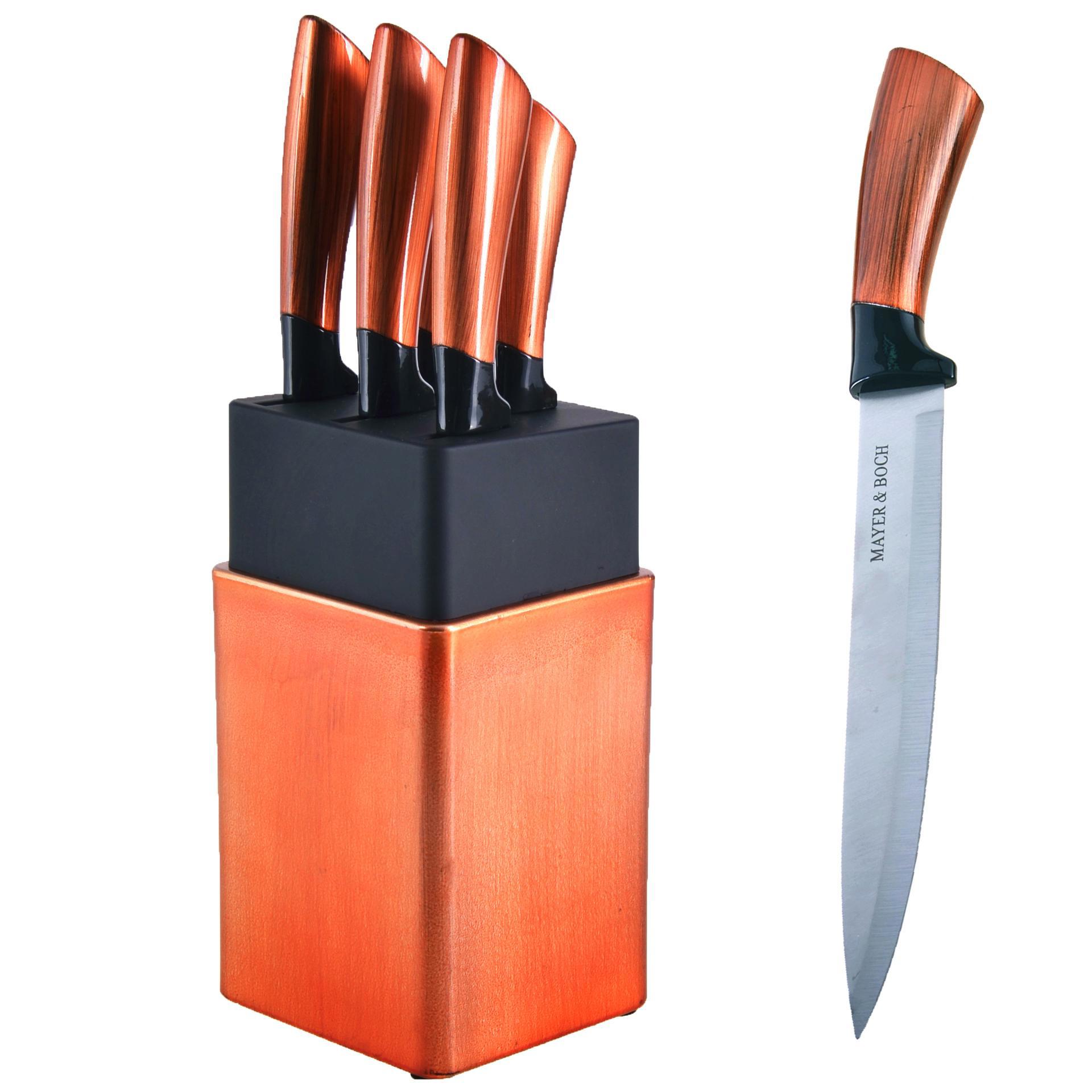 90172054 Набор ножей цвет латунь 6 предметов STLM-0123034 MAYER&BOCH