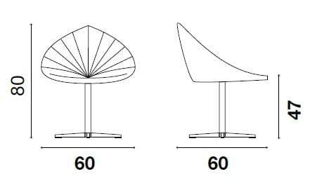 Кожаный стул Fasem Fiorile ARCH-00042497 - Вид №8