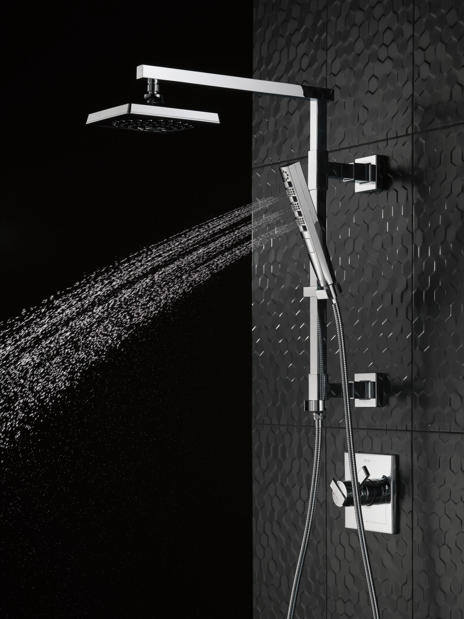 58410-RB Душевая колонна угловая 18 дюймов Delta Faucet Universal Showering Венецианская бронза  - Вид №21