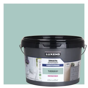 Универсальная эмаль Luxens цвет Тиффани 2.5 кг 89345635